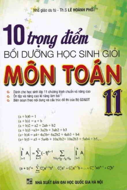 10 trọng điểm bồi dưỡng học sinh giỏi môn toán 11 – lê hoành phò