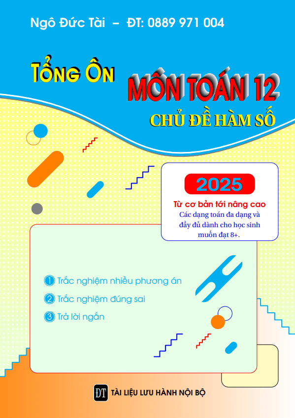 30 đề tổng ôn tập chương ứng dụng đạo hàm để khảo sát và vẽ đồ thị hàm số