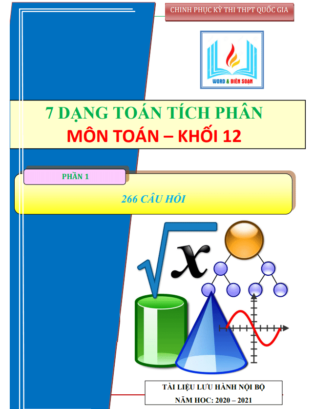 7 dạng toán tích phân thường gặp