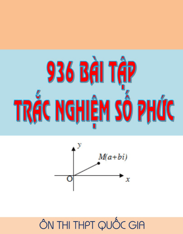 936 bài tập trắc nghiệm số phức