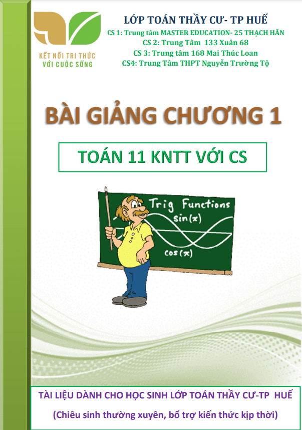 bài giảng hàm số lượng giác và phương trình lượng giác toán 11 knttvcs