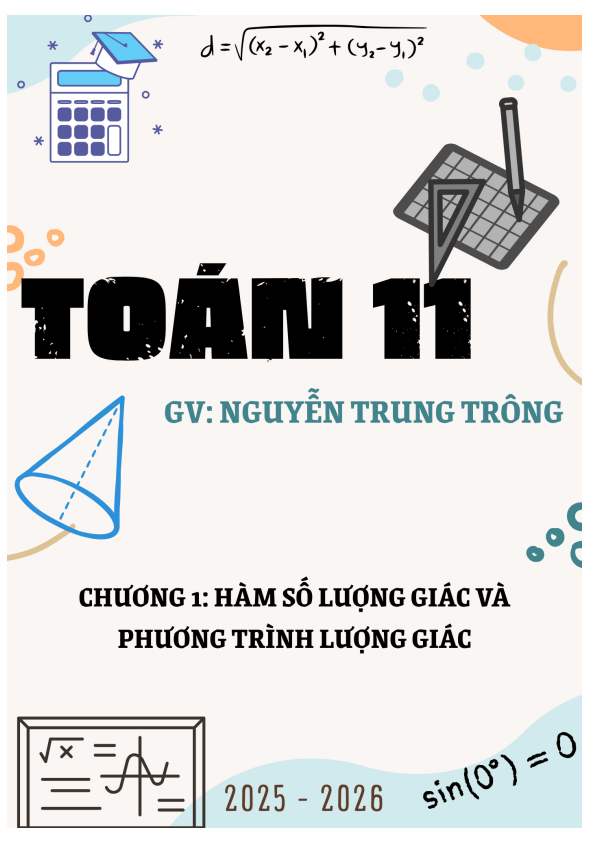 bài tập bổ trợ toán 11 chương hàm số lượng giác và phương trình lượng giác