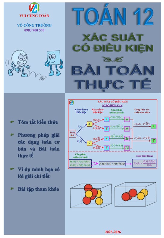 bài toán thực tế về xác suất có điều kiện toán 12 – võ công trường