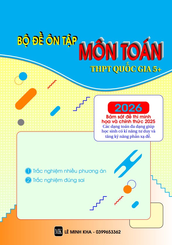 bộ đề ôn tập thi thpt quốc gia môn toán năm học 2025 – 2026 mục tiêu 5+