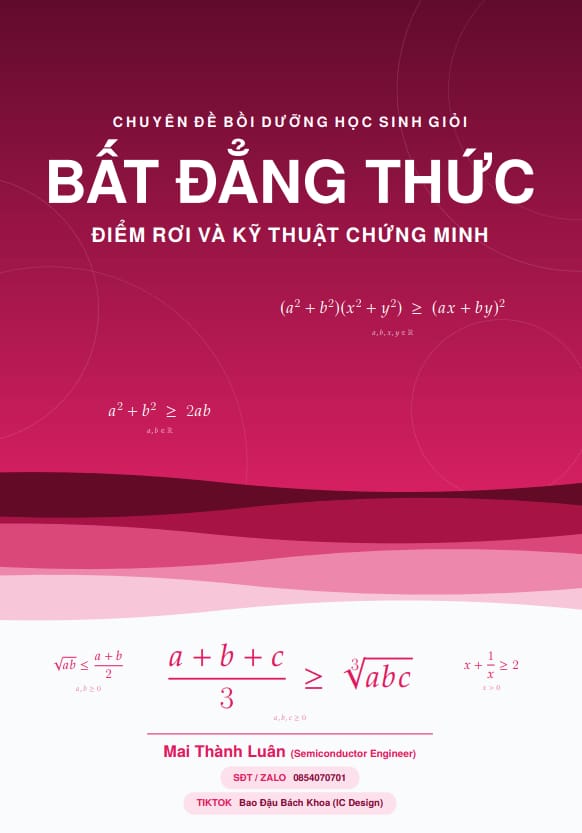 chuyên đề bồi dưỡng học sinh giỏi: bất đẳng thức – điểm rơi và kỹ thuật chứng minh