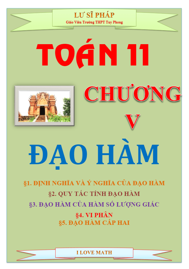 chuyên đề đạo hàm – lư sĩ pháp