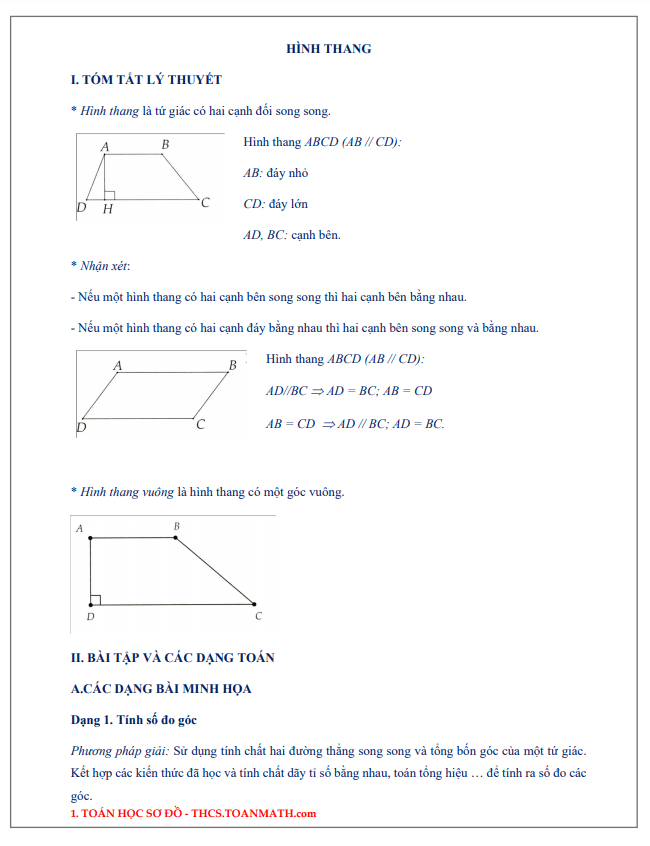 chuyên đề hình thang