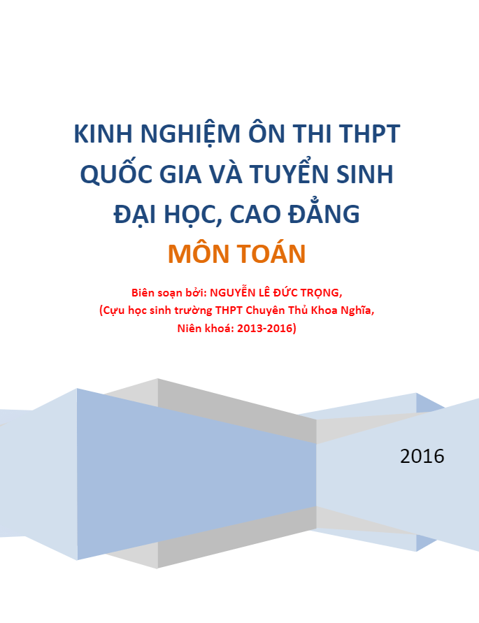 kinh nghiệm giải oxy và phương trình trong đề thi quốc gia – nguyễn lê đức trọng