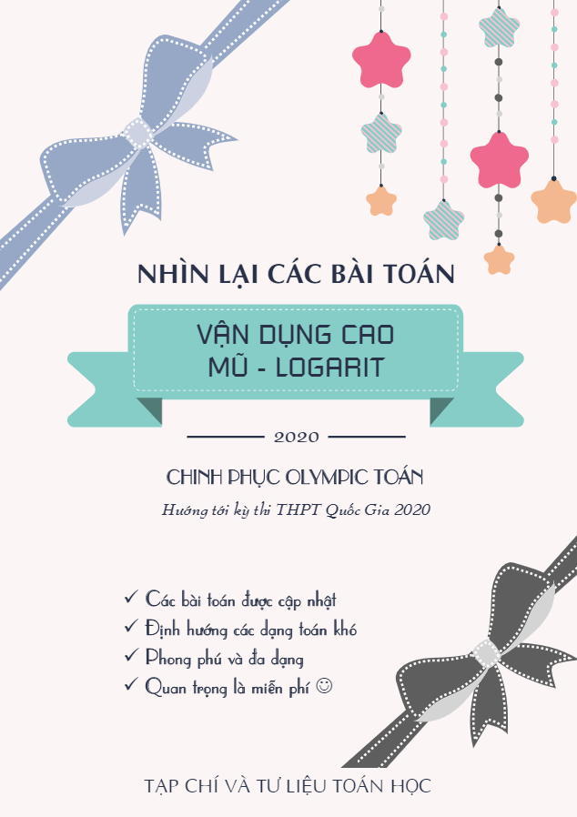 nhìn lại các bài toán vận dụng cao mũ – logarit