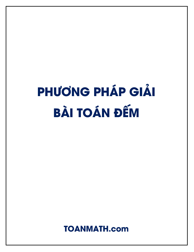 phương pháp giải bài toán đếm