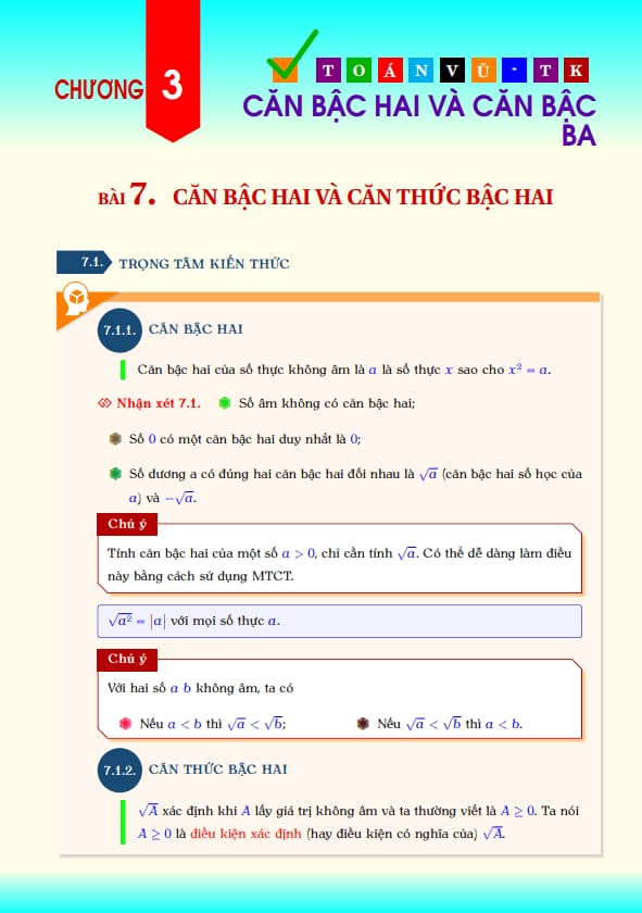 tài liệu bổ trợ học tập căn bậc hai và căn bậc ba môn toán 9