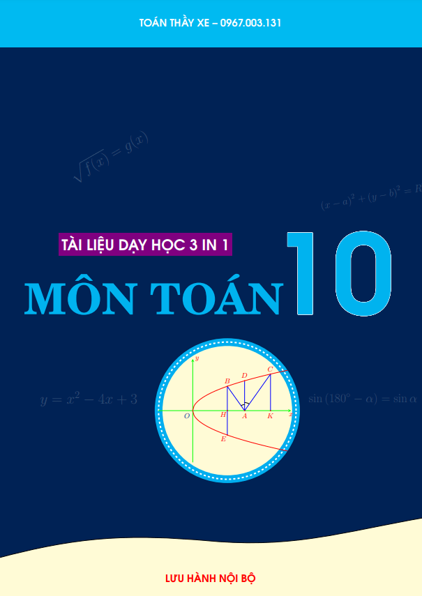 tài liệu dạy học môn toán 10 – lê quang xe